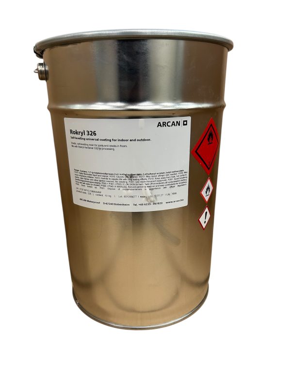 Arcan Rokryl 326 teygjanleg PMMA-kvoða í 10 kg fötu