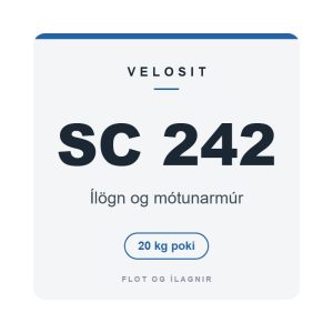 Velosit SC 242, ílögn og mótunarmúr, 20 kg poki