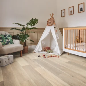 Texas White Ash RKP8105 Bedroom LS_CM Van Gogh Rigid Core Texas White Ash RKP8105 í svefnherbergi