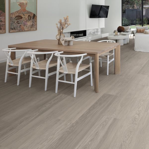 llp354-sterling-oak-kitchendiner-ls_cm LooseLay Sterling Oak LLP354 plankar í eldhúsi og borðstofu