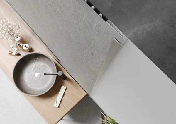 Modee prófíll Silver Modee Wall End prófíll í lit Silver (sérpöntun)