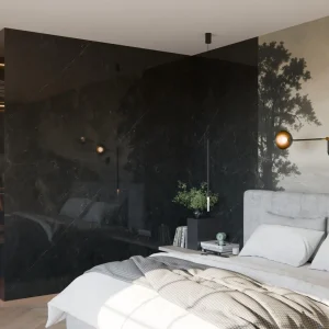 Modee Monreale Black veggplötur í rými