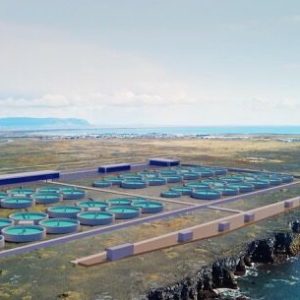 Steyptir fiskeldistankar á Íslandi, unnið með Velosit Steyptir fiskeldistankar á Íslandi, unnið með Velosit