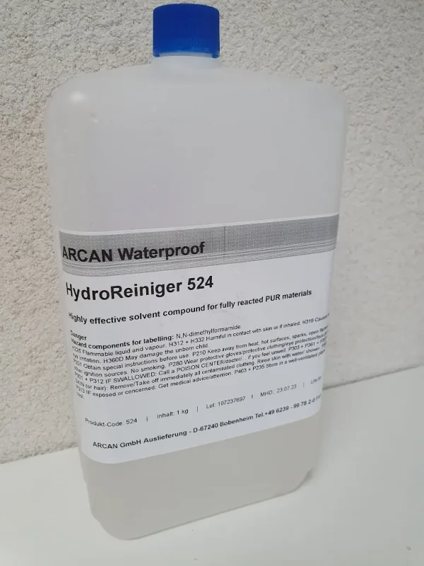 Hydro-524-1 Hreinsiefni fyrir harðnaða kvoðu – Arcan HydroClean 524