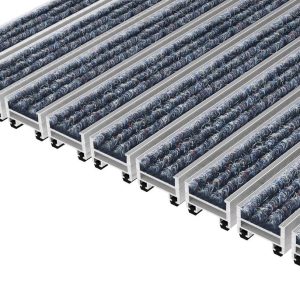 Top20Clean20Stabil2022_mit20Rips20blaumeliert.jpg Geggus Top Clean STABIL 22 inngangsmotta með bláu rifflaðu teppi