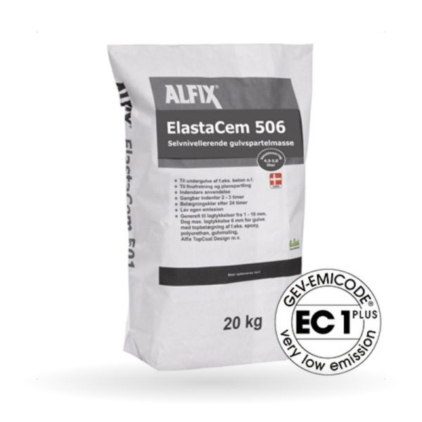 Alfix ElastaCem 506, sjálfjafnandi flot, 1–10 mm
