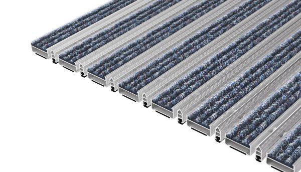entrance20mat20Top20Clean20Classic201720with20Ribbed20Carpet20and20Scraper20Bar.jpg Geggus Top Clean CLASSIC með teppi og sköfulistum