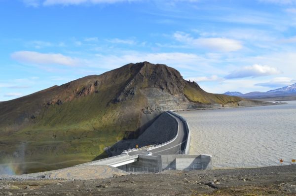 Kárahnjúkavirkjun, verkefni þar sem Velosit viðgerðarmúr var notaður