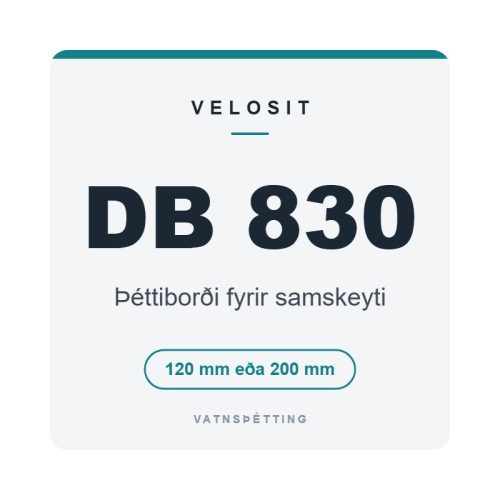Velosit DB 830 – þéttiborði fyrir samskeyti Velosit DB 830, þéttiborði fyrir samskeyti