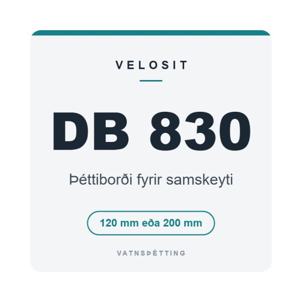 Velosit DB 830, þéttiborði fyrir samskeyti