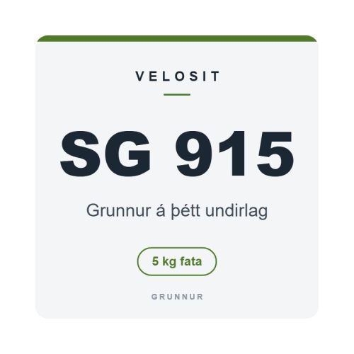 Velosit SG 915, grunnur á þétt undirlag, 5 kg