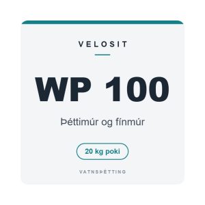 Velosit WP 100, þéttimúr og fínmúr, 20 kg poki