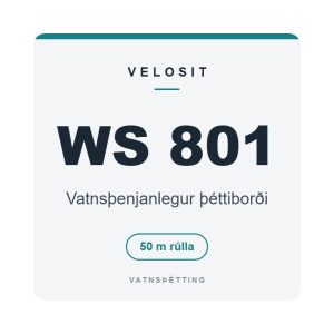 Velosit WS 801, vatnsþenjanlegur þéttiborði, 50 m